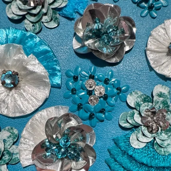 Michael Kors tealFloral Crossbody Bag - Picture 7 of 10